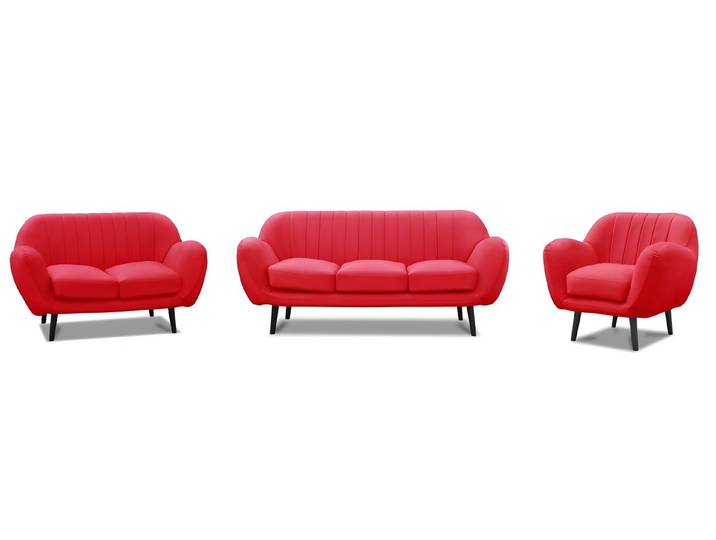 Xlmoebel Polstergarnitur Chesterfield Sofagarnitur in elegantem Design, (Sofagarnitur, 3-tlg., Sofagarnitur 3+2+1 Togo), Hergestellt in Europa