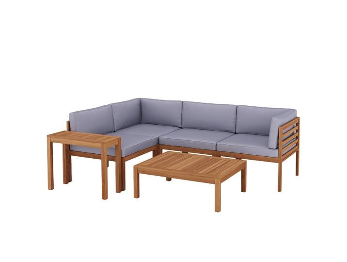 Lounge Holz ALTEA natur/grau