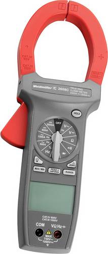 Weidmüller Stromzange, Hand-Multimeter digital CAT III 1000V Anzeige (Counts): 4000