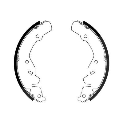 Hella Bremsbackensatz [Hersteller-Nr. 8DB355000-481] für Chrysler
