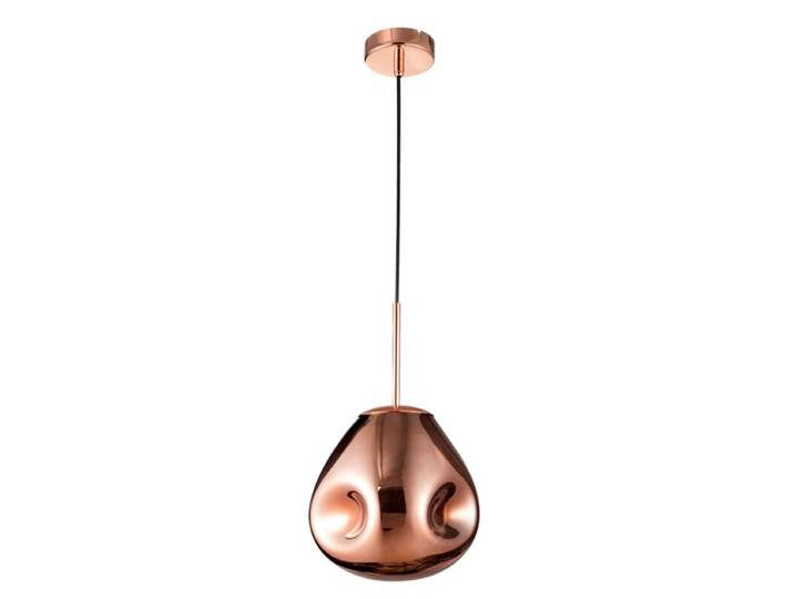 Nova Luce Pendelleuchte Lava - Kupfer , Kugelform Design, Modern