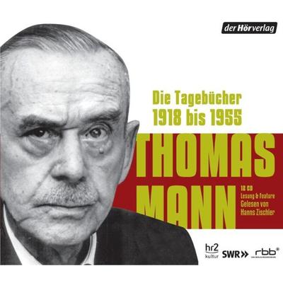 Die Tagebücher. 1918 bis 1955 - Thomas Mann, CD, 9783867172424