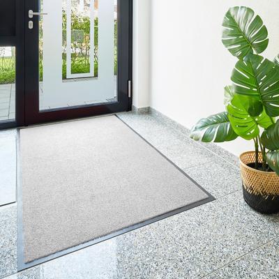 Fußmatte OTTO HOME "Emil", silber, B:60cm H:6mm L:90cm, Polyamid, Teppiche, Fußmatte, Schmutzfangmatte für den Innenbereich, unifarben