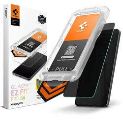 Spigen Glas.tR EZ Fit Pro AC HD Privacy - gehärtetes Privatsphäre für Samsung Galaxy S26