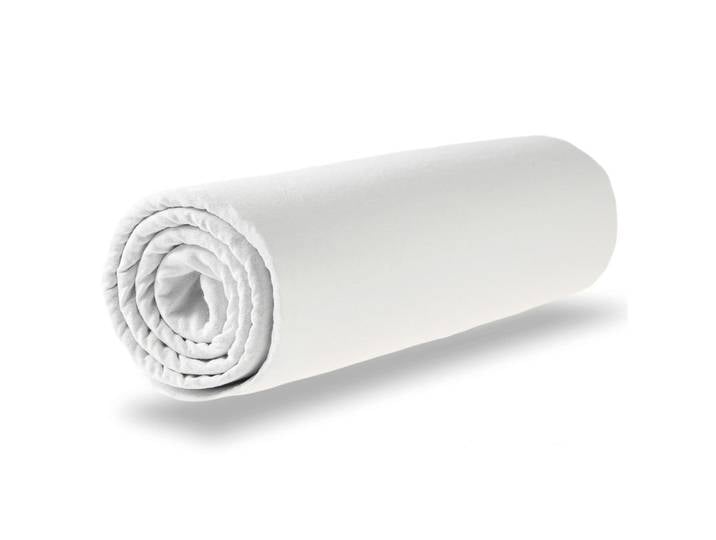 Fixleintuch Jersey Weiss