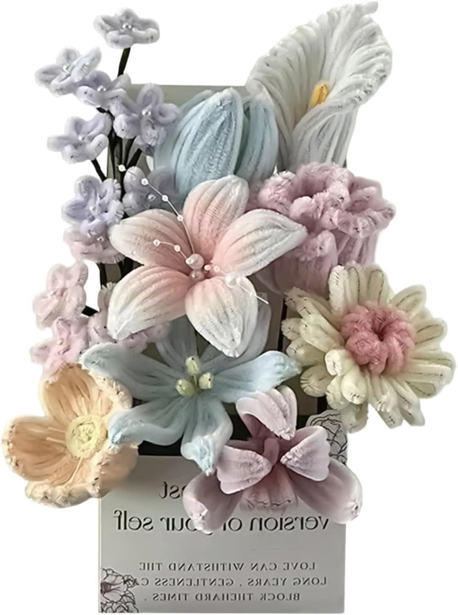 Creatieve knutselset met chenilledraad voor moederdag en Valentijnsdag