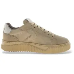 Voile blanche für Damen. 2017542 Leder-Sneaker Lipari beige (37), Wohnung, Schnürsenkel, Lässig