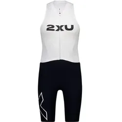 2XU Triathlonanzug Light Speed React Trisuit, Größe XS in Weiß Weiß