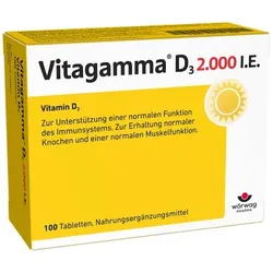 VITAGAMMA D3 2.000 I.E. Vitamin D3 NEM Tabletten 100 St