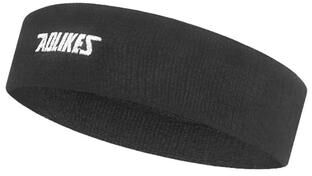 Useful Little Things High Elasticity Cotton Sweat Headband For Fitness And Athletics black
