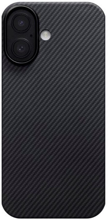 PITAKA iPhone 17 Ultra Slim Bagside Cover - MagSafe Kompatibel - Black / Grey