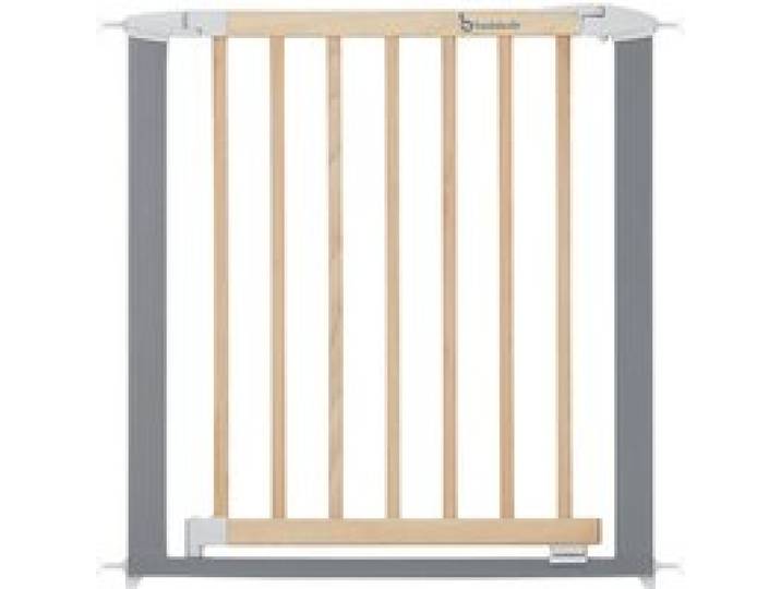 BADABULLE Barrière de sécurité pour porte « Safe & Lock », avec système à double action. (bois/métal)