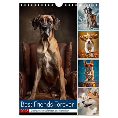 Best Friends Forever (Wandkalender 2026 DIN A4 hoch), CALVENDO Monatskalender