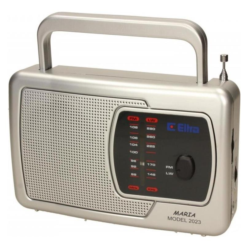 Elta Maria Portable Analog Silver (FM, LW) (5907727026915)