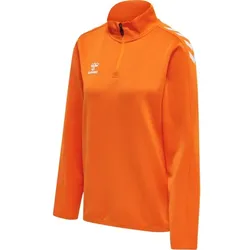 hummel Hmlcore Xk Half Zip Sweat Damen - orange tiger - XS