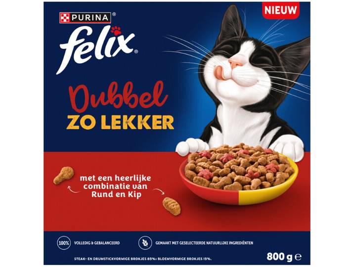 Felix Dubbel zo lekker rund en kip 800g