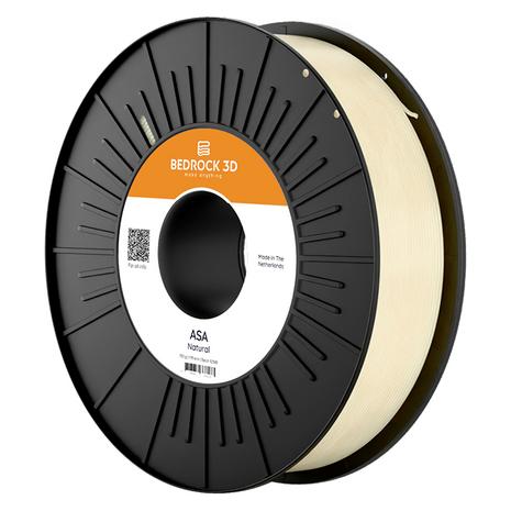 Bedrock 3D ASA-4201b075 ASA Natural 2.85 mm 750 g Filament ASA 2.85 mm 750 g Na (ASA, 750 g, 2.85 mm) (ASA-4201b075)