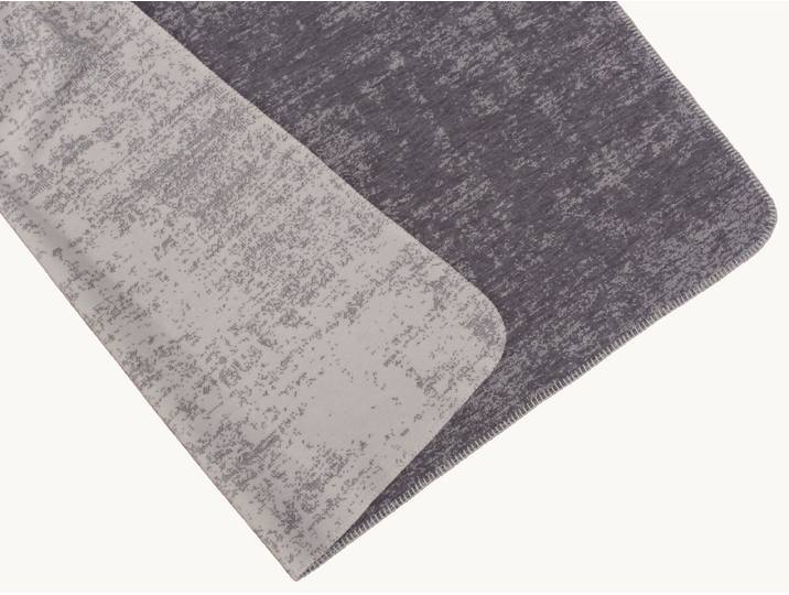 Baumwoll/Schurwoll-Plüschdecke Levala - 130x180 cm - rost