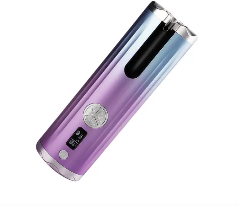 INF Mini Fer à Boucler Ionique Automatique Sans Fil Portable pour des Ondulations Faciles