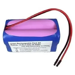 RS PRO 18650 14.8V 2600 mAh 4S1P B4 type (18650, 2600 mAh), Batterien + Akkus