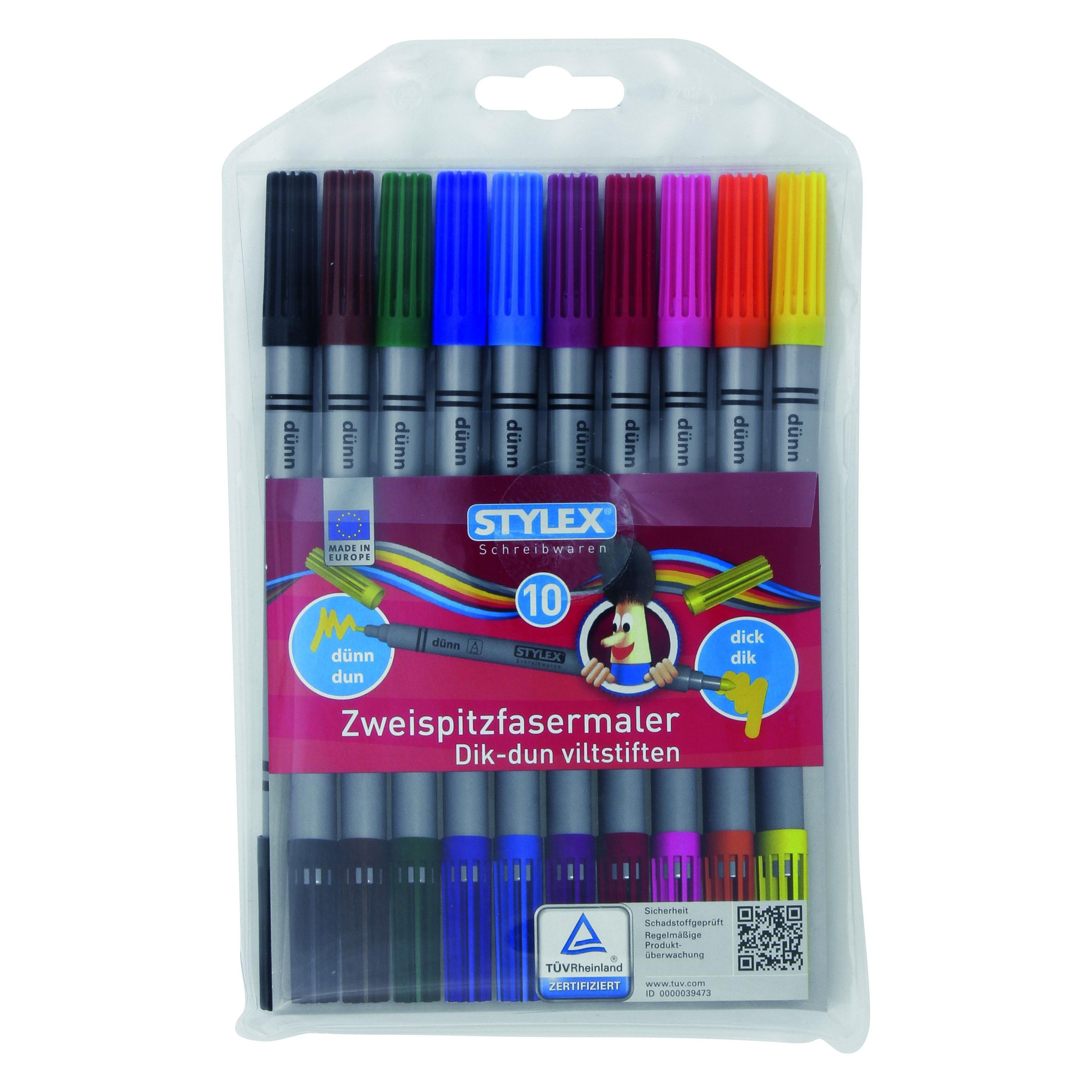 Stylex Fasermalstifte (10x) (66565)