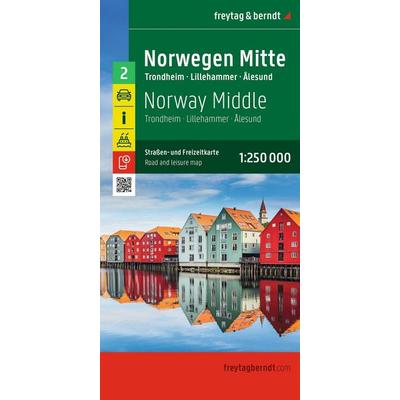 freytag & berndt Straßenkarte Norwegen Mitte 1:250.000, Sonstige von , KOMPASS Freytag & Berndt, 978-3-7079-2456-5