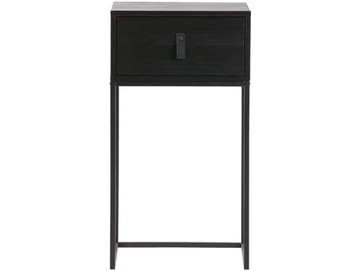WOOOD Zola Nachtschrank Mit Schublad Schwarz