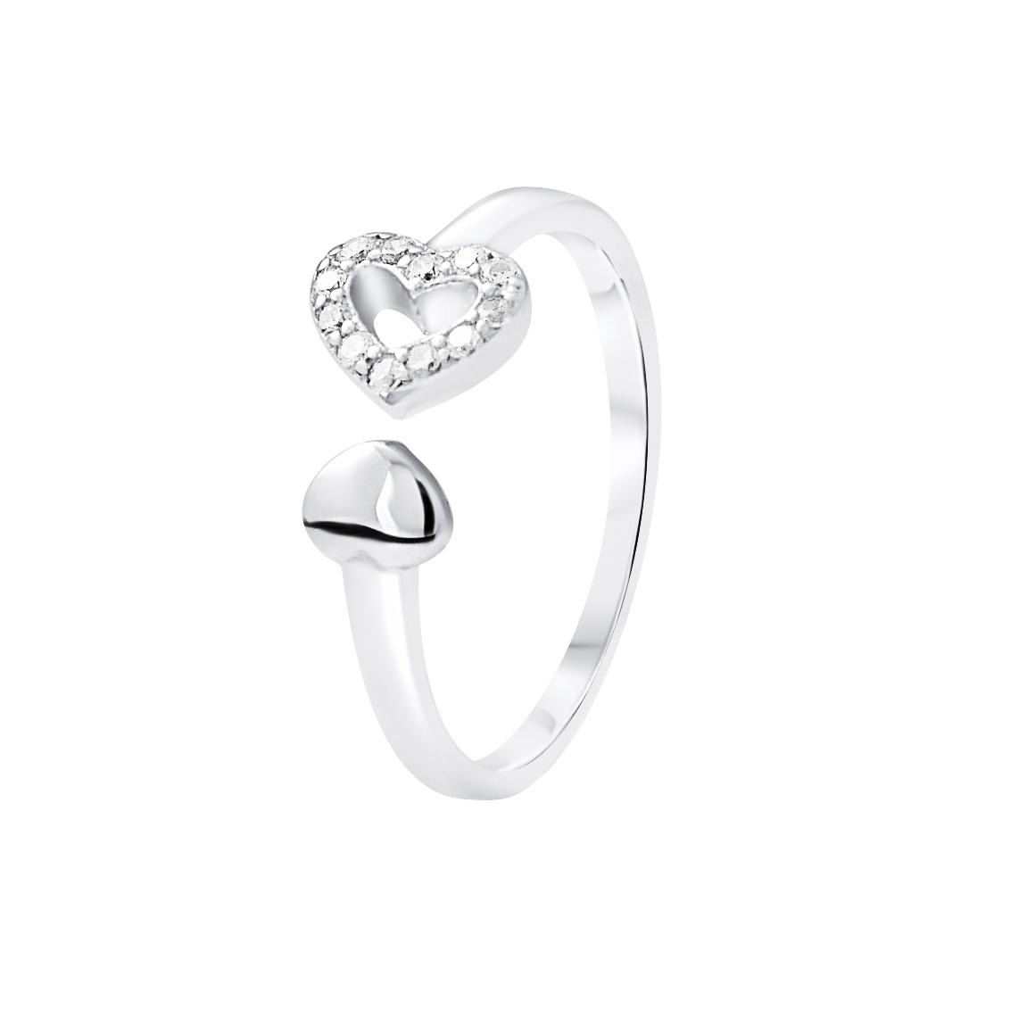 Hartring Animable Zirkoniumoxiden Zilver 925 - Darling