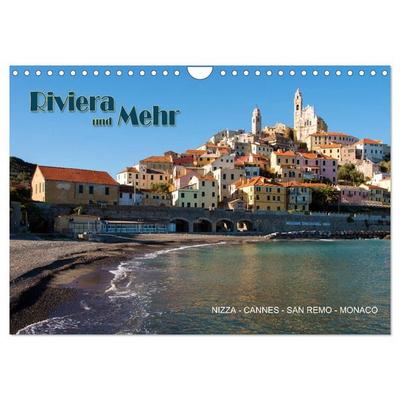 Riviera und Mehr - Nizza, Cannes, San Remo, Monaco (Wandkalender 2027 DIN A4 quer), CALVENDO Monatskalender