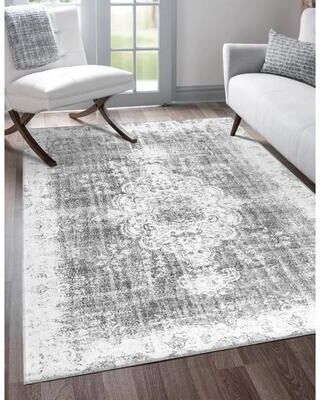 Beverly Rug Vintage Medallion Machine Washable Non Slip Area Rugs for Living Room Bedroom Kitchen