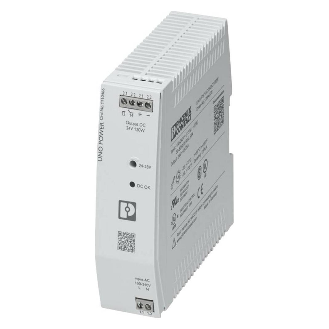 Phoenix Contact 1110466 UNO2-PS/1AC/24DC/120W Stromversorgung (1110466)