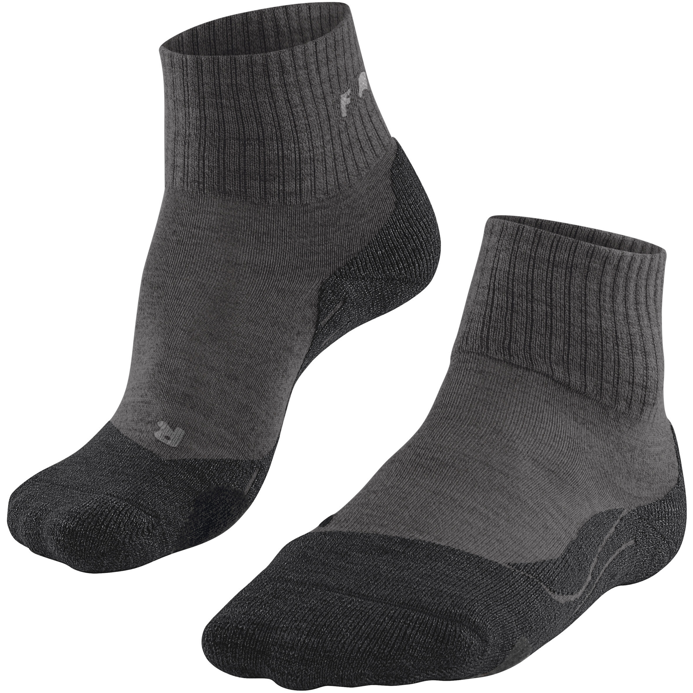 Falke TK2 Wool Short Damen Wandersocken grau Größe 35 Camping Elastisch