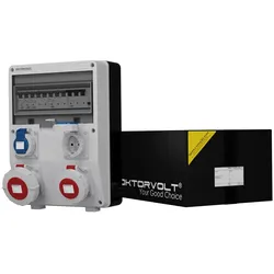 Stromverteiler TD-S/FI IP65 1x32A 1x16A 2x230V DV-2855-D