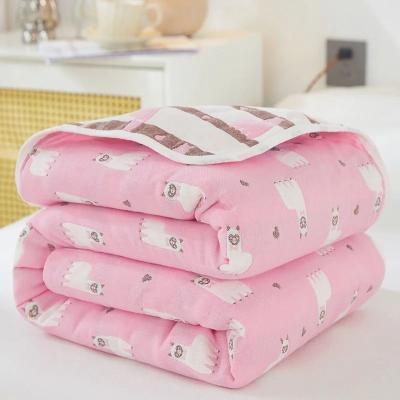 Uplift Picks Breathable Cotton Gauze Summer Quilt Lightweight Comforter 4 180x200 Cm