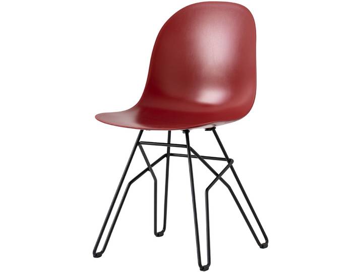CONNUBIA Schalenstuhl 2er-Set Academy terracotta Metall B 51 cm