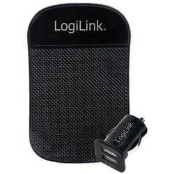 LogiLink PA0204 Ladegerät für Mobilgeräte Universal Schwarz Zigarettenanzünder Drinnen