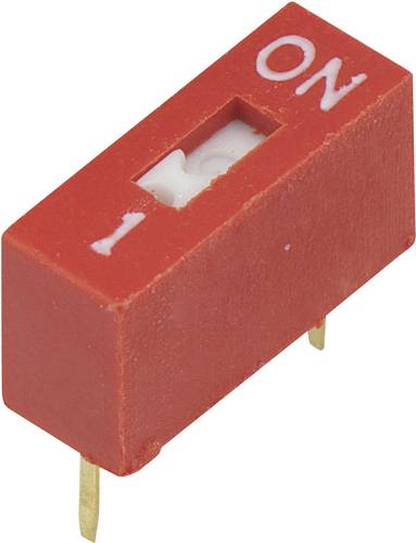 TRU Components 704809 DSR-01 DIP-Schalter Polzahl 1 Slide-Type