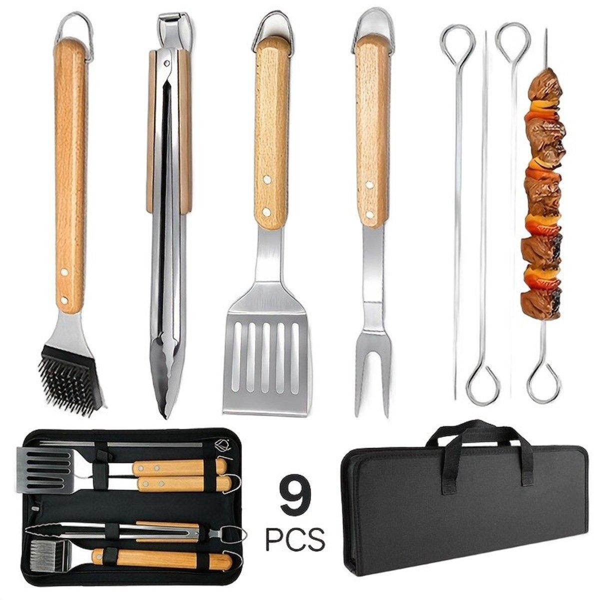 Currero Kamado Accessoires Set van 9 stuks