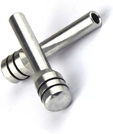 INF Automobil Türgriff (4 Stück) aus Aluminiumlegierung, Silber, Kompatibel mit Auto Türgriff, Sicherheitsverriegelung und