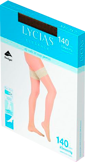 Lycias Meia Aderente Elegance 140Den Preto T3