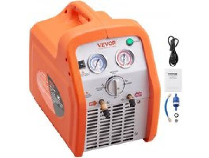 VEVOR Zwei-Zylinder Kältemittelabsauggerät Kältemittel Absaugstation 1 Ps Kältemittel Absauggerät Kältemittelrückgewinnungsmaschine 220-240 V 3,49 kg/min