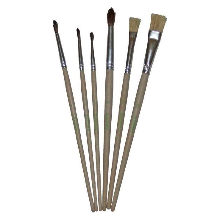 Donau Schulpinselset 6er Natur (330404)