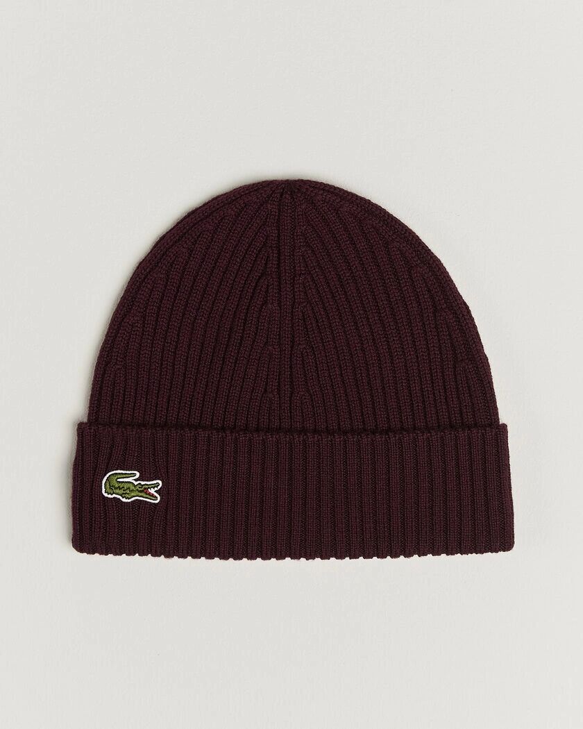 Lacoste Wool Knitted Beanie Oxalis