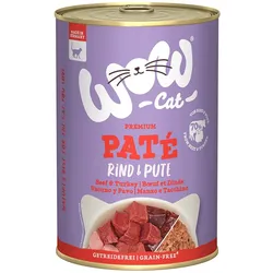 WOW Cat 400g Adult Rind&Pute