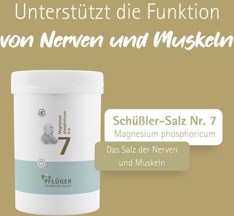 Pflüger Biochemie Biochemie Pflüger 7 Magnesium phosphoricum D 6 Tab 4000 St Tabletten