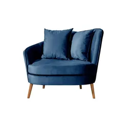 Max Winzer Sessel  Miranda ¦ blau ¦ Maße (cm): B: 106 H: 88