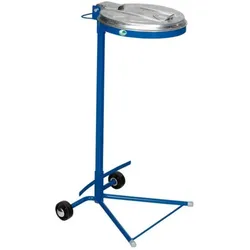 VAR Abfallsammler 120 l blau fahrbar ME-Deckel, Abfalleimer, Blau
