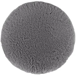 Sitzkissen Flauschi Grau Ø ca. 35cm