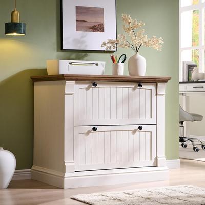 afulyperfllc Farmhouse File Cabinet, Wood Lateral Filing Cabinet, Storage Cabinet
