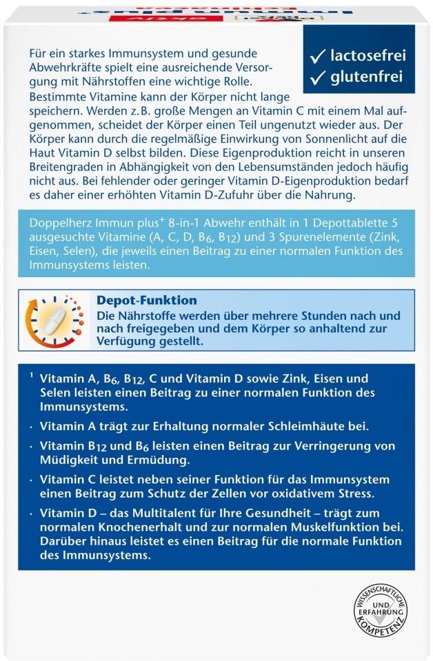 Doppelherz® aktiv Doppelherz Immun plus Echinacea Depot Tabletten 120 St